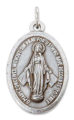 Catholic Lot of 3 Our Lady of Grace Miraculous Medal Religious Medals